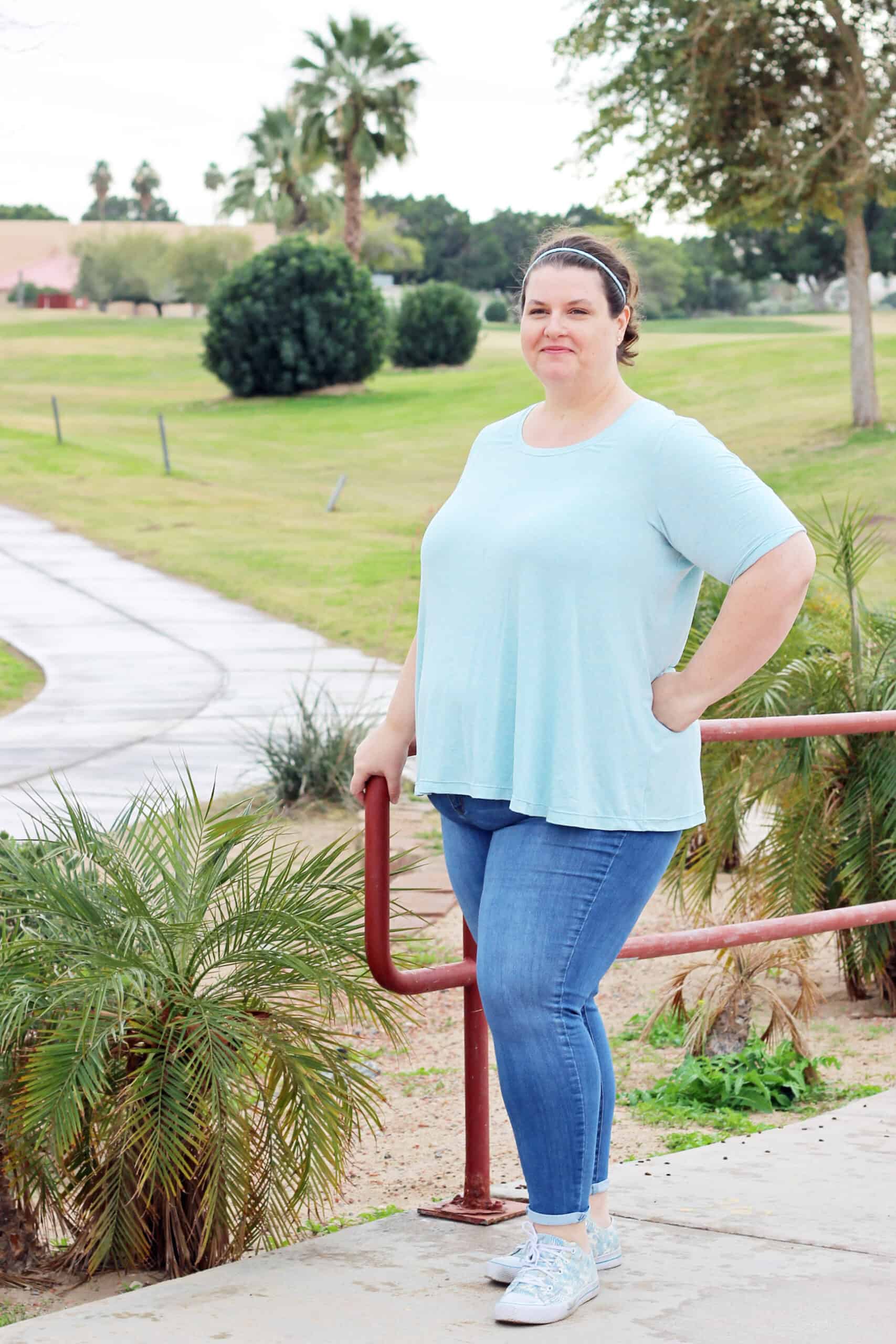 Swing top and dress sewing pattern by Love Notions. Get the Laundry Day