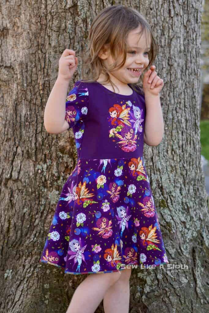 Woven fabric dress deals