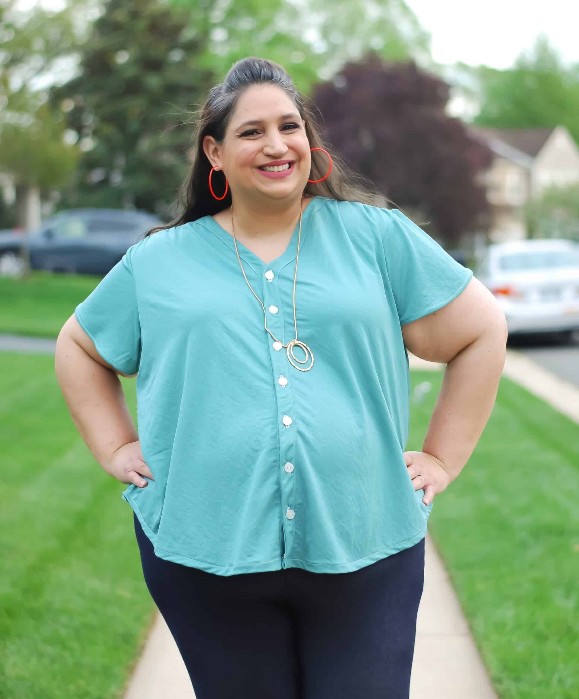 Teal blouse sales
