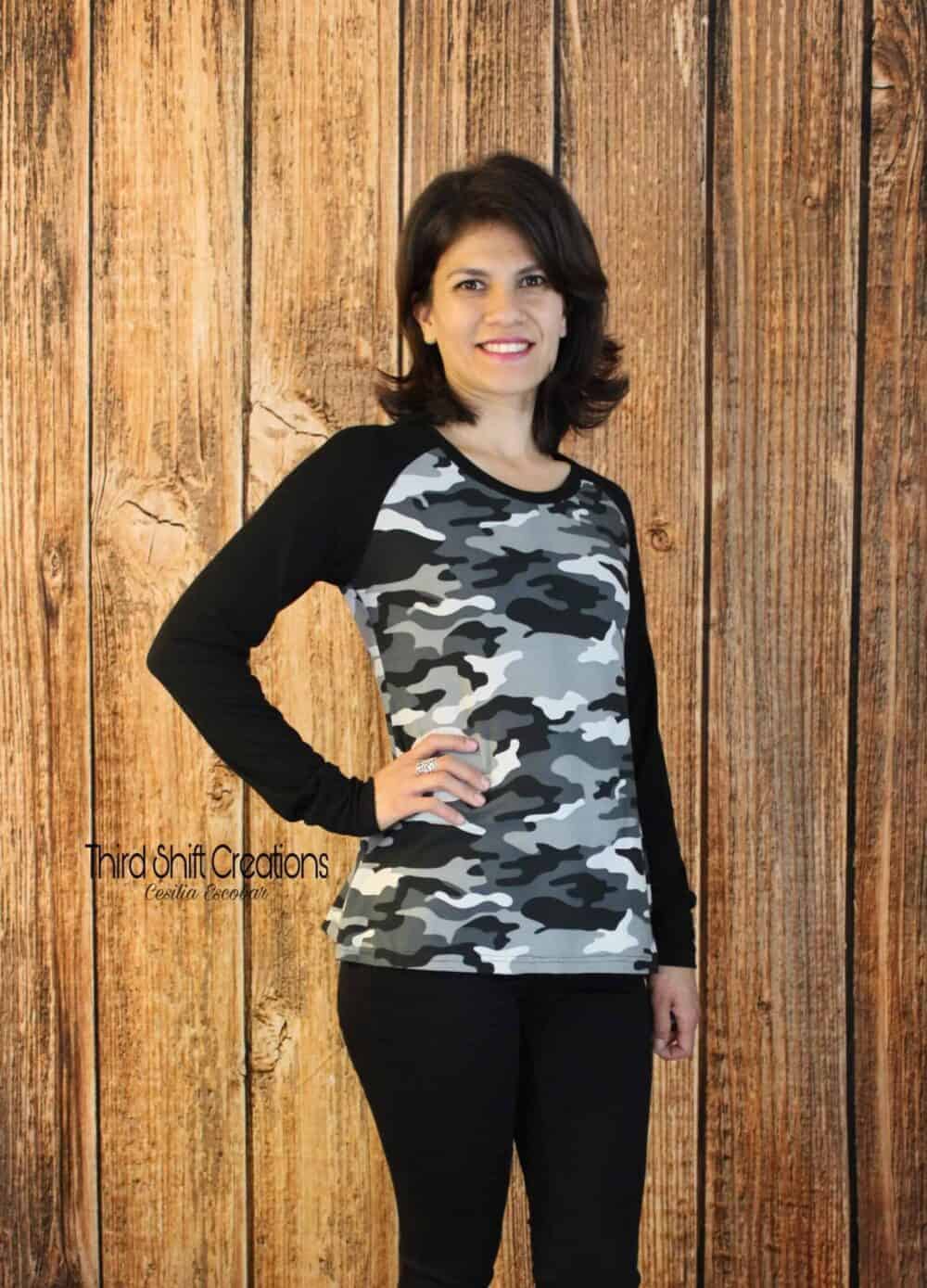 Rockstars Grey Ladies Raglan