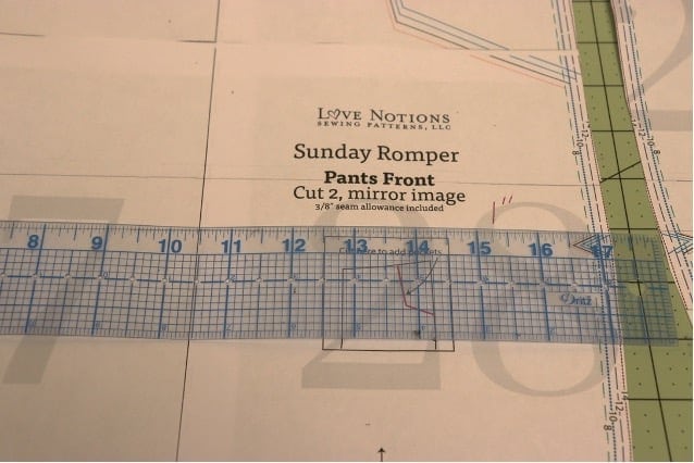 lengthen shorten pattern