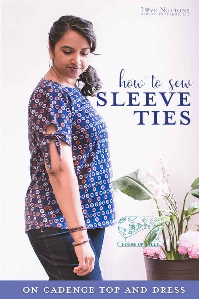 cadence neckline and sleeve hacks