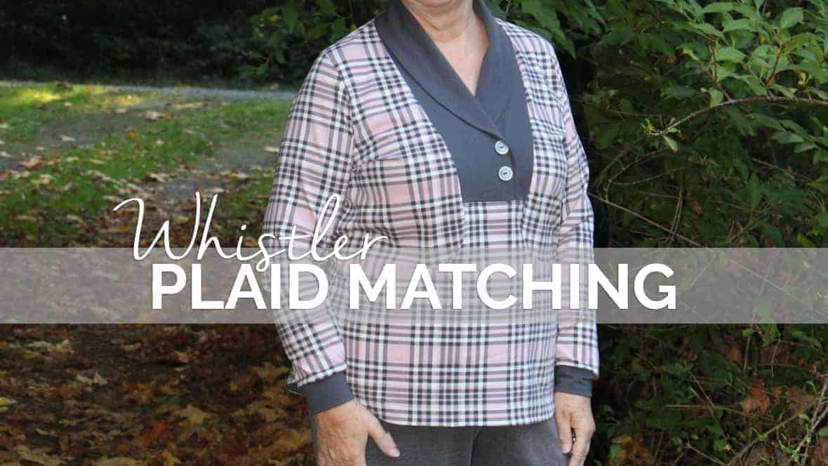 Plaid matching with the Whistler Pull-Over & Hoodie