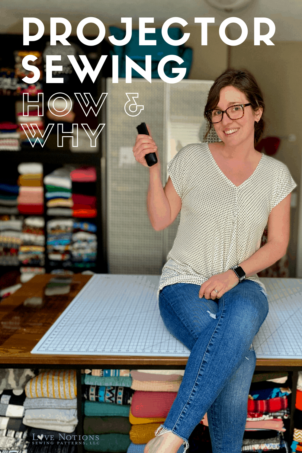 How to use a Projector to Revolutionize your Sewing - Love Notions