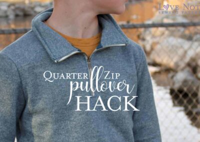 Quarter Zip Pullover: North Star and Navigator Hack