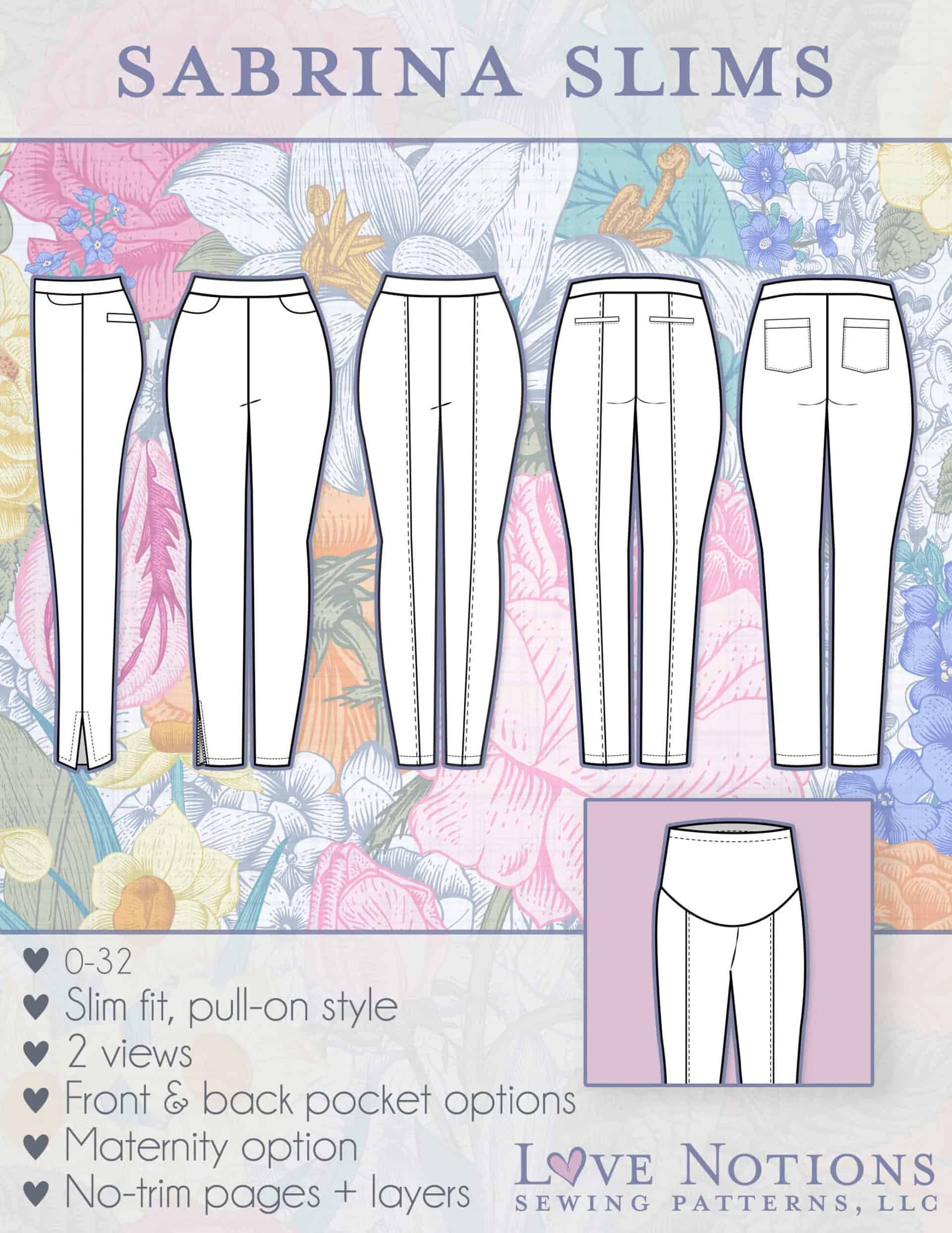 PULL ON TROUSERS PATTERN– The Assembly Line shop