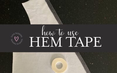 How to Use Hem Tape + Serenity Sweater