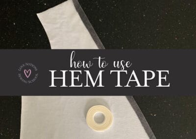 How to Use Hem Tape + Serenity Sweater