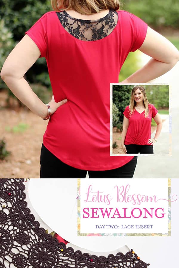 sewalong twist front lotus blossom blouse