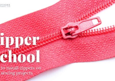 How to Sew a Zipper