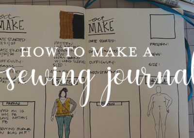 Serenity + Sewing Journal