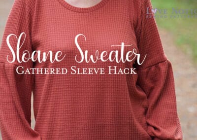 Sloane Sweater with Gathered Sleeves