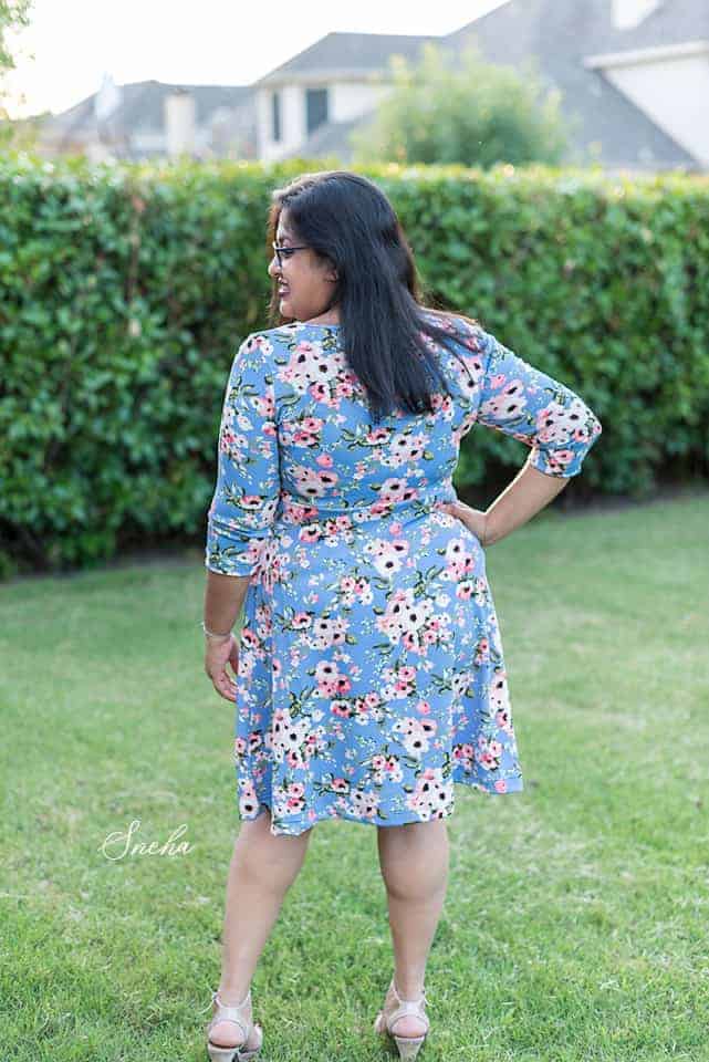 love notions willow wrap dress