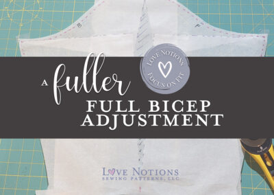 How to create a Fuller Full Bicep Adjustment: What To Do When You Need a Little More Space