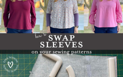 How to Swap Sleeves on Sewing Patterns