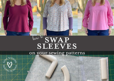 How to Swap Sleeves on Sewing Patterns