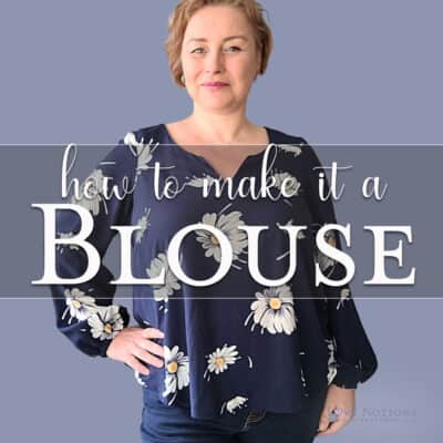 How to make it a blouse video