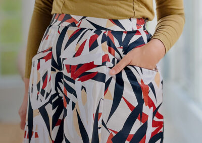 Sewing Perfect (lined) Pockets with Encore Skirt