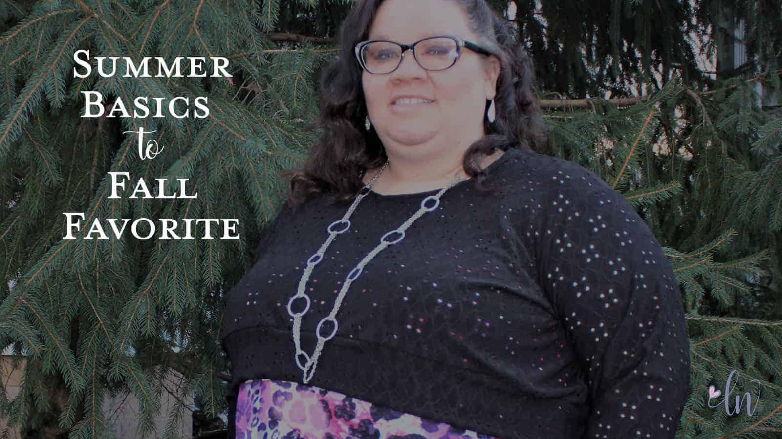 summer basics to fall dress