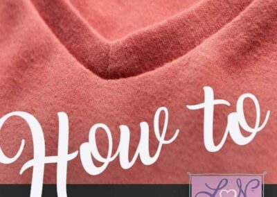 How to sew a v-neck video tutorial