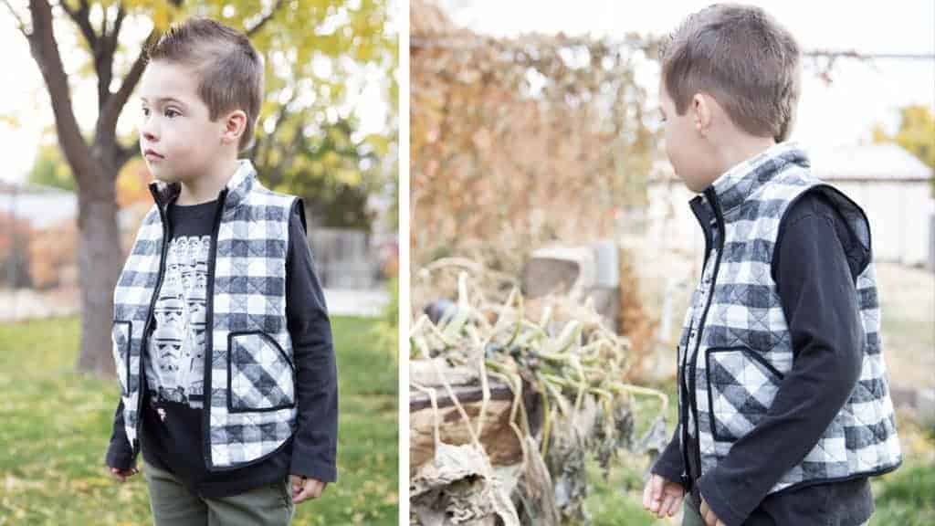 Vest pdf pattern for boys