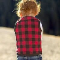 girls vest pattern