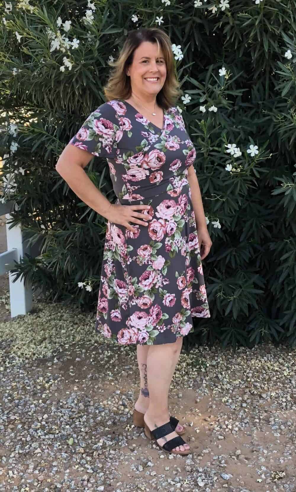 love notions willow wrap dress