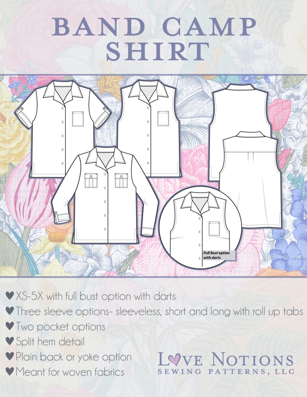 Band Camp Shirt - Love Notions Sewing Patterns band-camp-shirt-love-notions-sewing-patterns