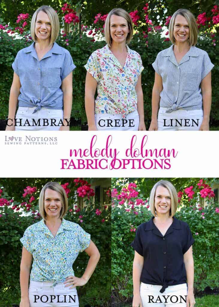 Melody dolman fabric 