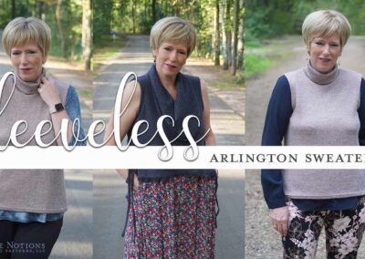 How to make a sleeveless sweater
