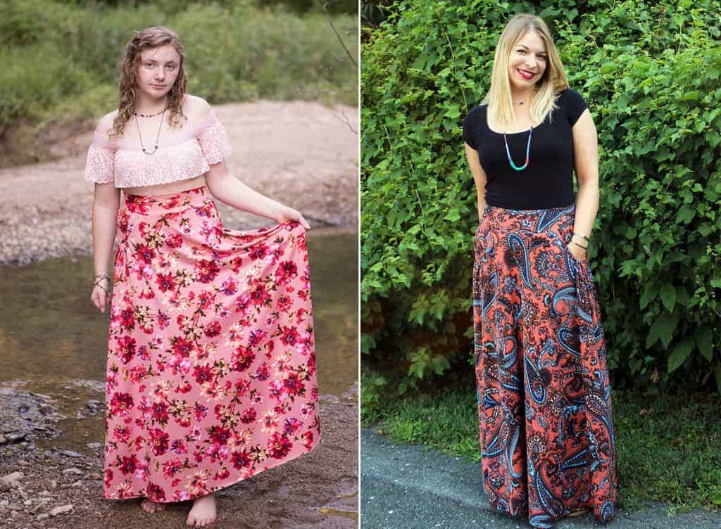 boho maxi skirt style