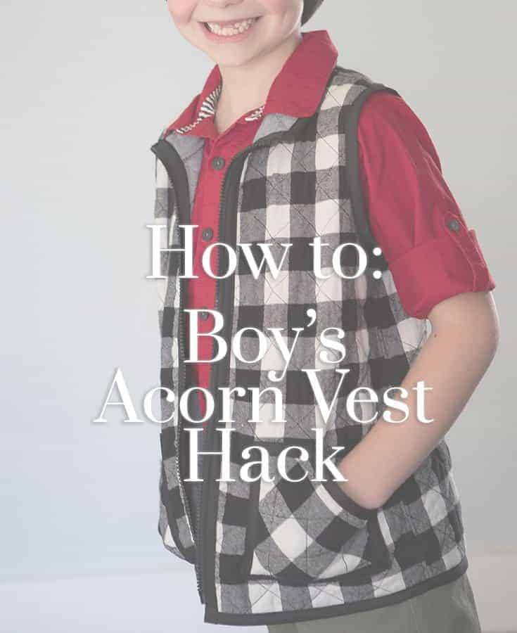 The Acorn Vest: For Boys