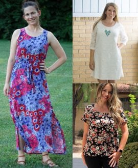 Cadence Top and Dress sewing pattern