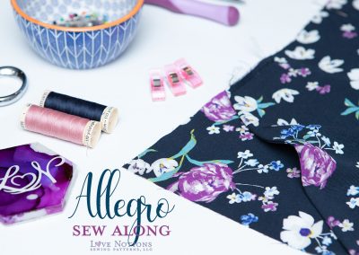 Allegro Sew Along Day Two