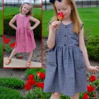 simple girls dress pattern