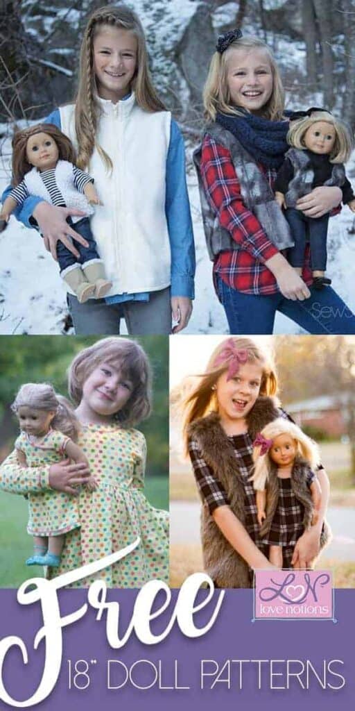 Sweet matching doll + girl outfit patterns~ get 3 free now! Sweet matching doll + girl outfit patterns~ get 3 free now!