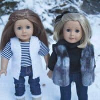 Free doll vest pattern