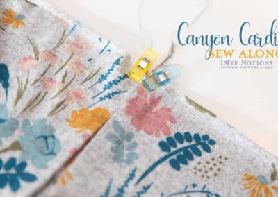 Canyon Cardigan Sew Along Day Four