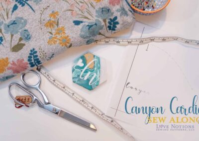 Canyon Cardigan Sew Along Day One