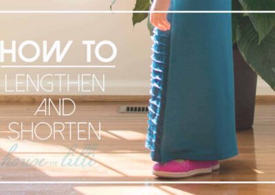 How to Lengthen or Shorten a Pattern