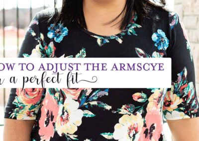How to Adjust the Armscye