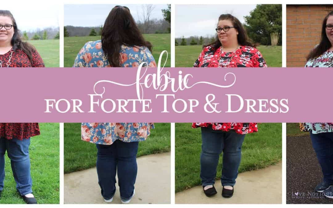 Fabric for Forte Top and Dress