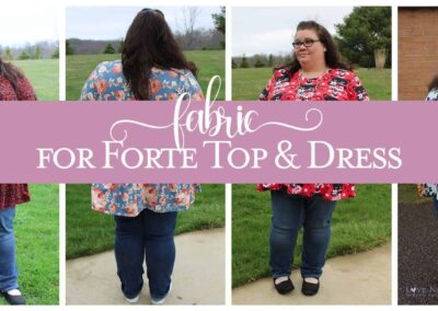Fabric for Forte Top and Dress