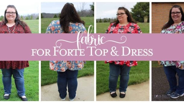 Fabric for Forte Top and Dress - Love Notions Sewing Patterns