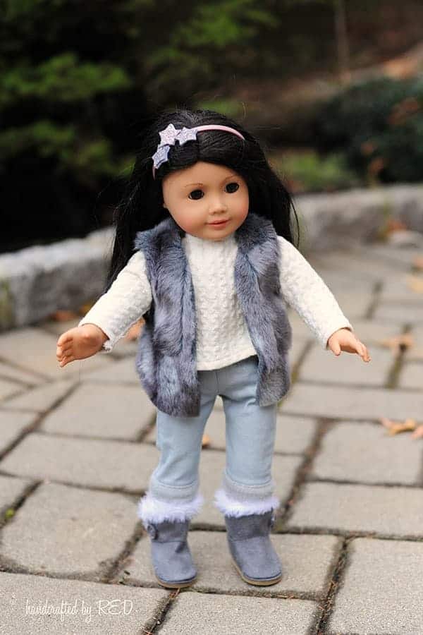 free doll vest pattern