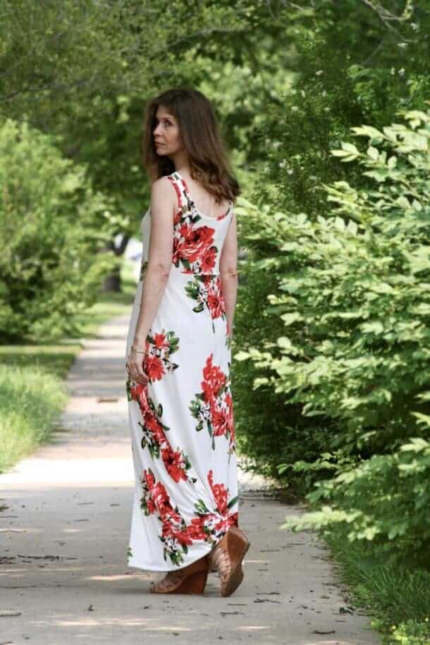 Butter Patterned Tank Dress
