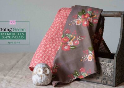 Going Green: How to sew a tea towel