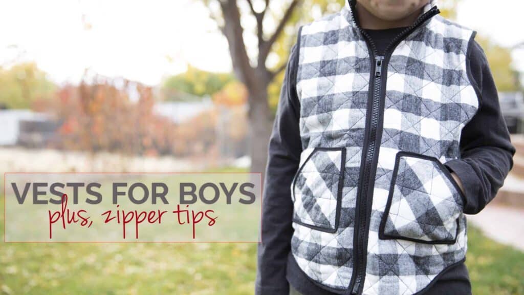 Vest pdf pattern for boys