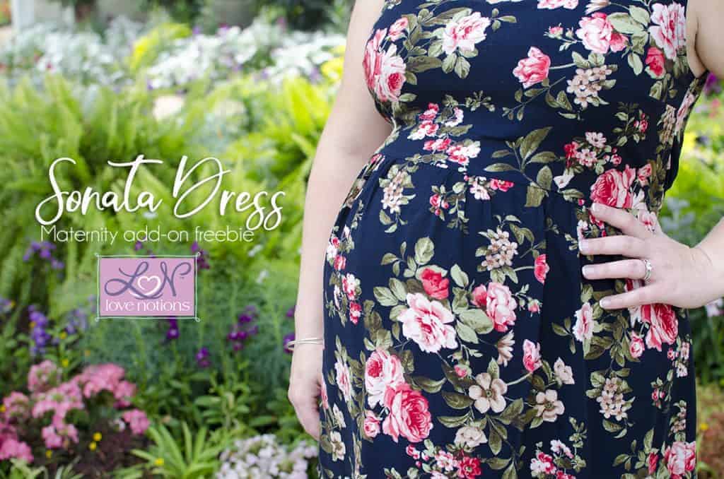 Free maternity dress pattern