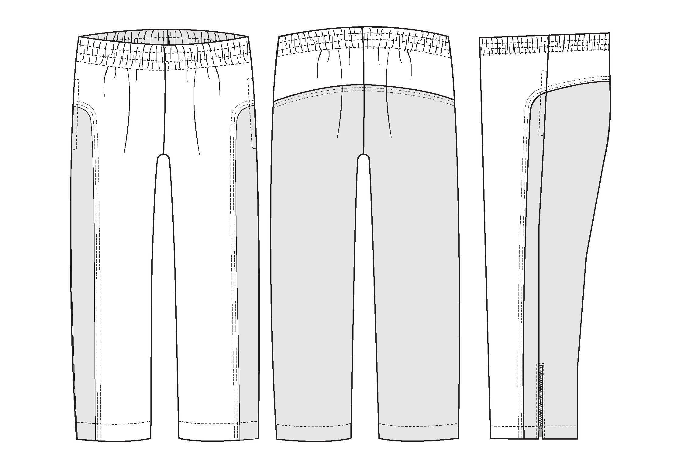 Track pants pdf sewing pattern for boys and girls by Love Notions.